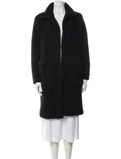 Pre-owned James Perse Coat In Black