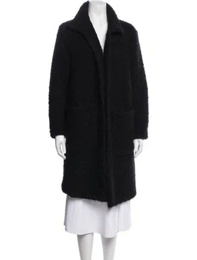 Pre-owned James Perse Coat In Black