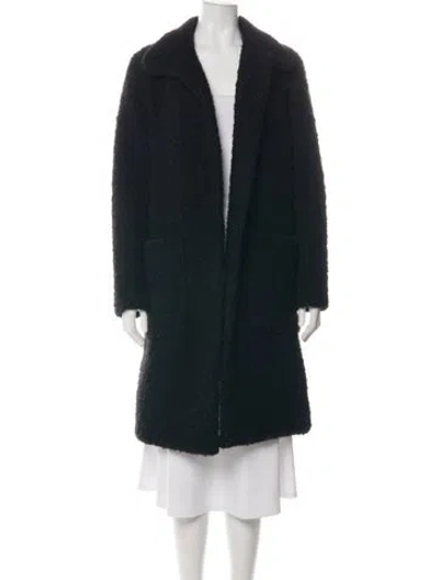 Pre-owned James Perse Coat In Black