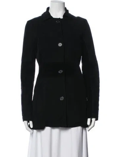 Pre-owned James Perse Coat In Black