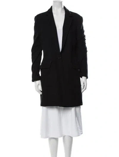 Pre-owned James Perse Coat In Black