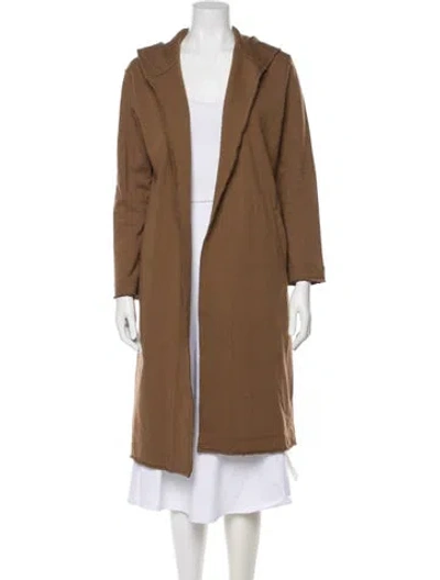 Pre-owned James Perse Coat In Brown