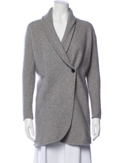 Pre-owned James Perse Coat In Gray