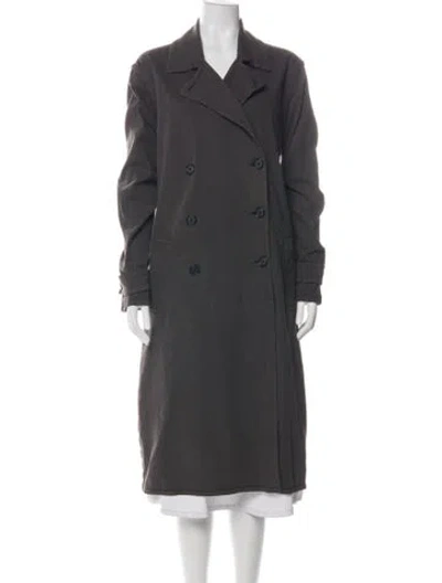 Pre-owned James Perse Coat In Green