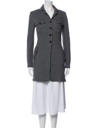 Pre-owned James Perse Coat In Grey