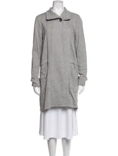 Pre-owned James Perse Coat In Grey