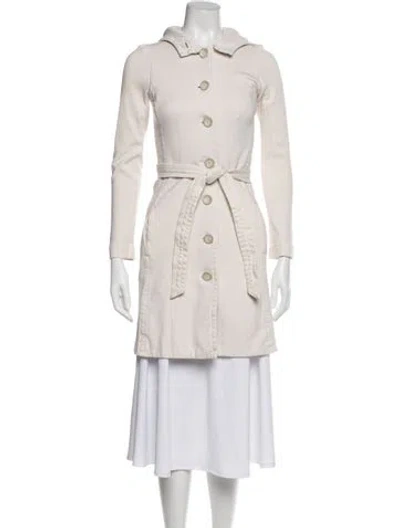 Pre-owned James Perse Coat In Neutral