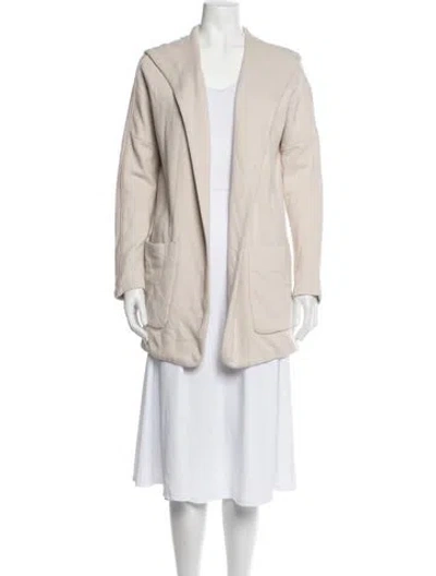 Pre-owned James Perse Coat In Neutrals