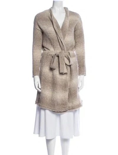 Pre-owned James Perse Coat In Neutrals