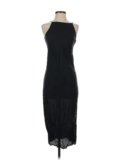 Pre-owned James Perse Cocktail Dress In Black
