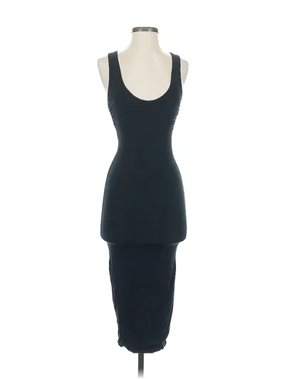 Pre-owned James Perse Cocktail Dress In Black