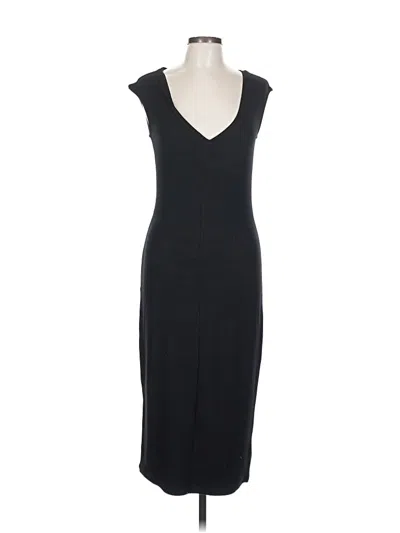 Pre-owned James Perse Cocktail Dress In Black