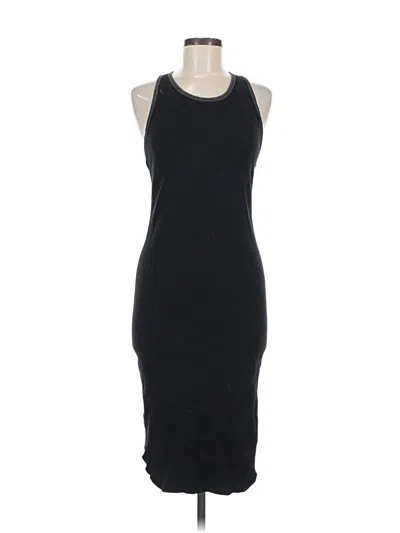 Pre-owned James Perse Cocktail Dress In Black