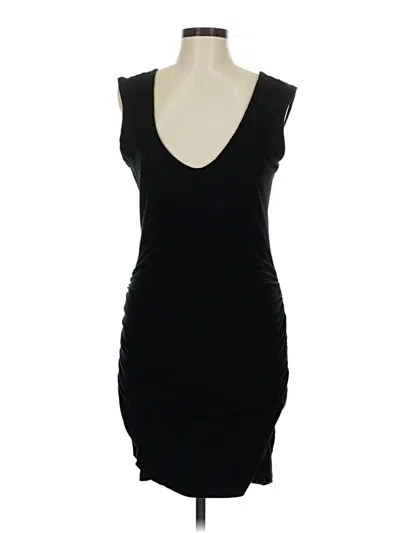 Pre-owned James Perse Cocktail Dress In Black