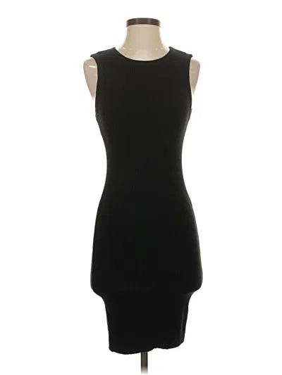Pre-owned James Perse Cocktail Dress In Black