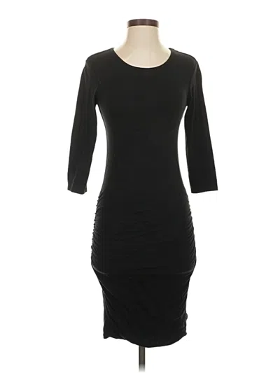 Pre-owned James Perse Cocktail Dress In Black