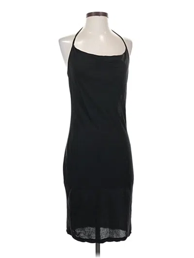 Pre-owned James Perse Cocktail Dress In Black