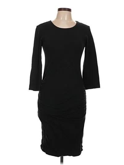 Pre-owned James Perse Cocktail Dress In Black