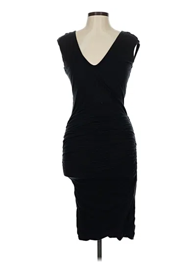Pre-owned James Perse Cocktail Dress In Black