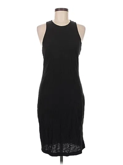 Pre-owned James Perse Cocktail Dress In Black