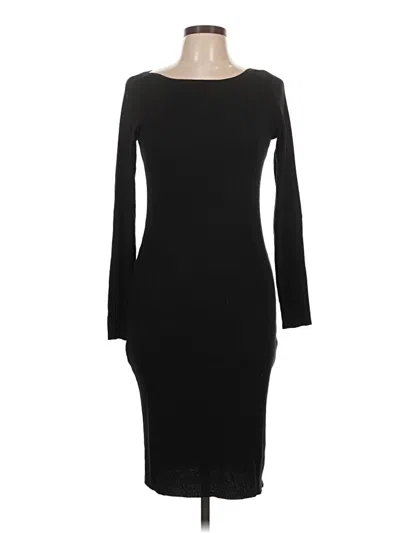 Pre-owned James Perse Cocktail Dress In Black