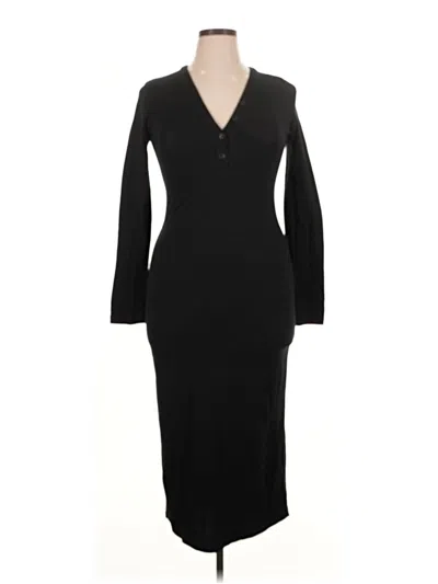 Pre-owned James Perse Cocktail Dress In Black