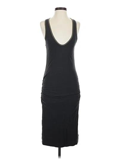 Pre-owned James Perse Cocktail Dress In Black