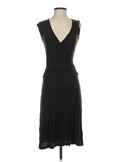 Pre-owned James Perse Cocktail Dress In Black