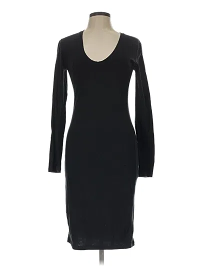 Pre-owned James Perse Cocktail Dress In Black