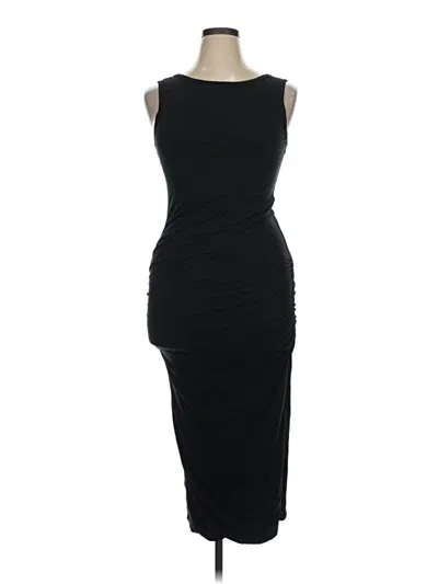 Pre-owned James Perse Cocktail Dress In Black
