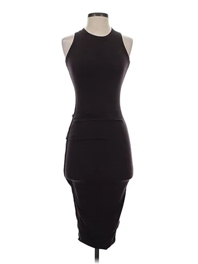 Pre-owned James Perse Cocktail Dress In Black