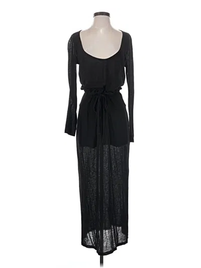 Pre-owned James Perse Cocktail Dress In Black