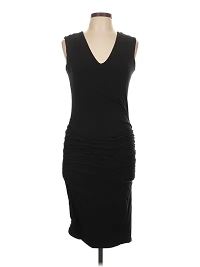 Pre-owned James Perse Cocktail Dress In Black