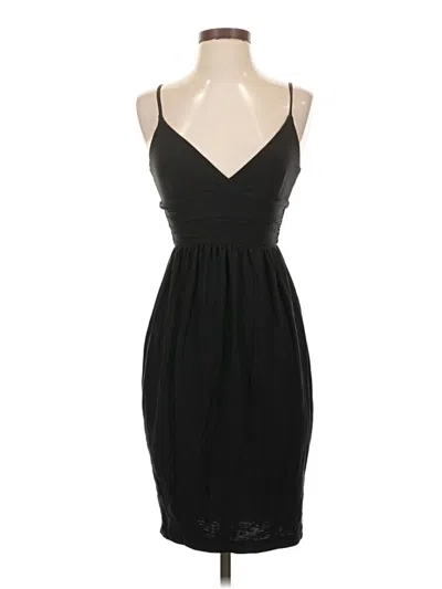 Pre-owned James Perse Cocktail Dress In Black