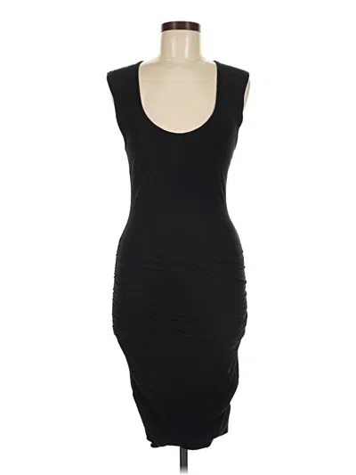 Pre-owned James Perse Cocktail Dress In Black