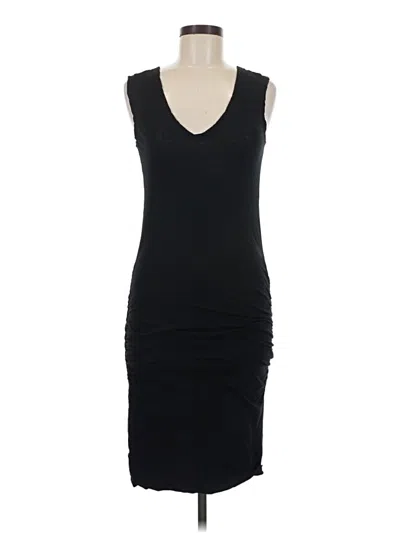 Pre-owned James Perse Cocktail Dress In Black