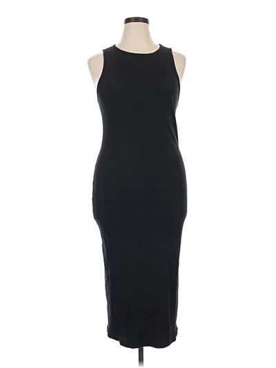 Pre-owned James Perse Cocktail Dress In Black