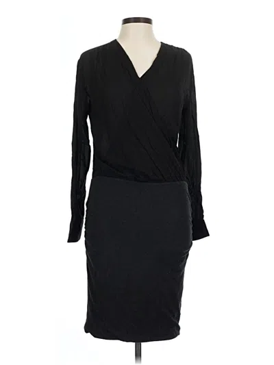 Pre-owned James Perse Cocktail Dress In Black