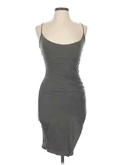 Pre-owned James Perse Cocktail Dress In Gray