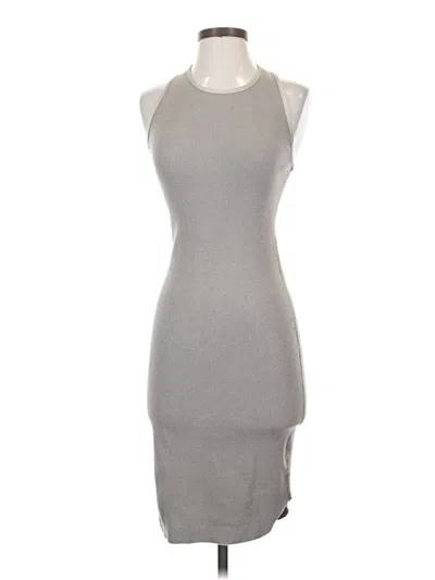 Pre-owned James Perse Cocktail Dress In Gray