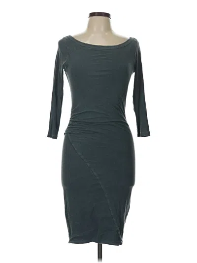 Pre-owned James Perse Cocktail Dress In Gray