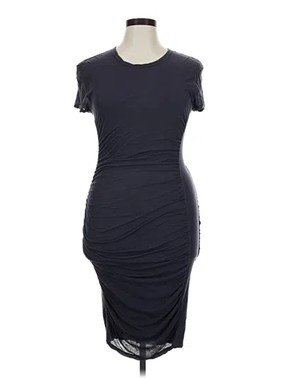 Pre-owned James Perse Cocktail Dress In Gray