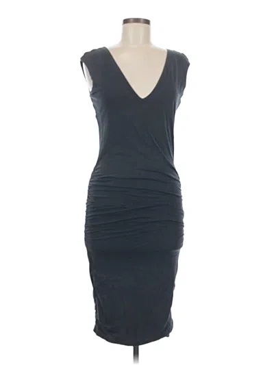 Pre-owned James Perse Cocktail Dress In Gray