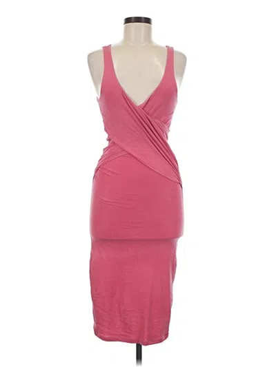Pre-owned James Perse Cocktail Dress In Pink