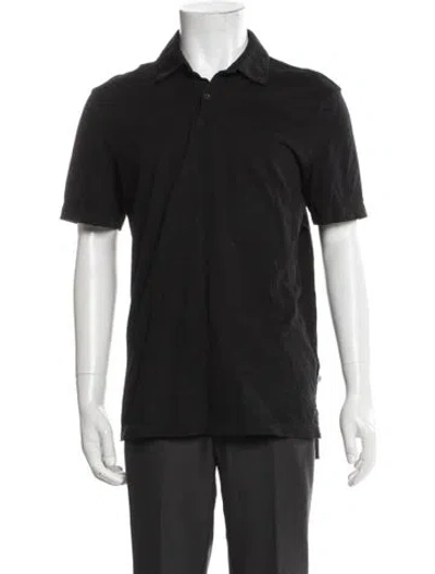 Pre-owned James Perse Collar Short Sleeve Polo Shirt In Blue