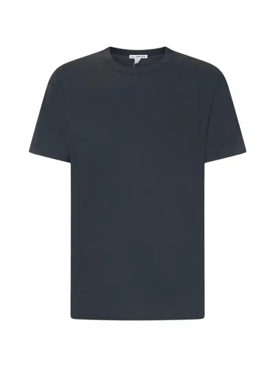 James Perse Combed-cotton Crew-neck T-shirt In Grey