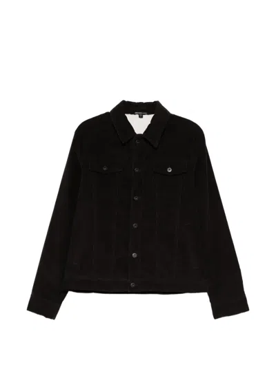 James Perse Corduroy Jacket In Black