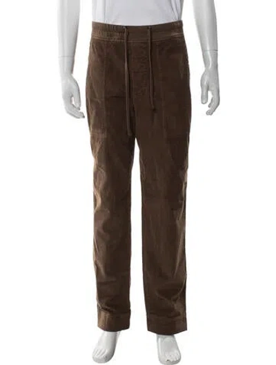 Pre-owned James Perse Corduroy Pants In Brown