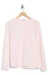 James Perse Cotton French Terry Relaxed Sweater In Zephyr
