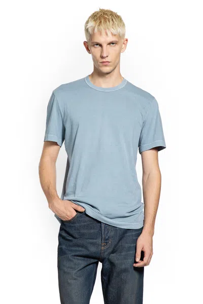 James Perse Cotton Jersey T-shirt In Blue